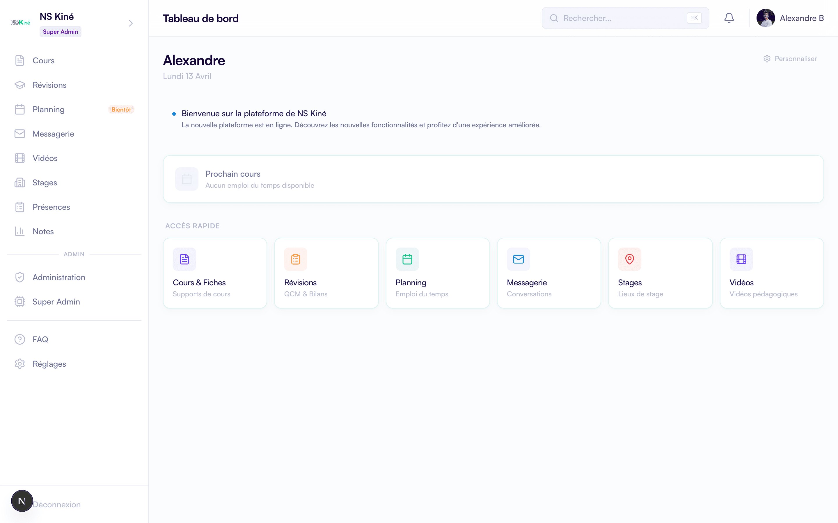 Scholr — Dashboard